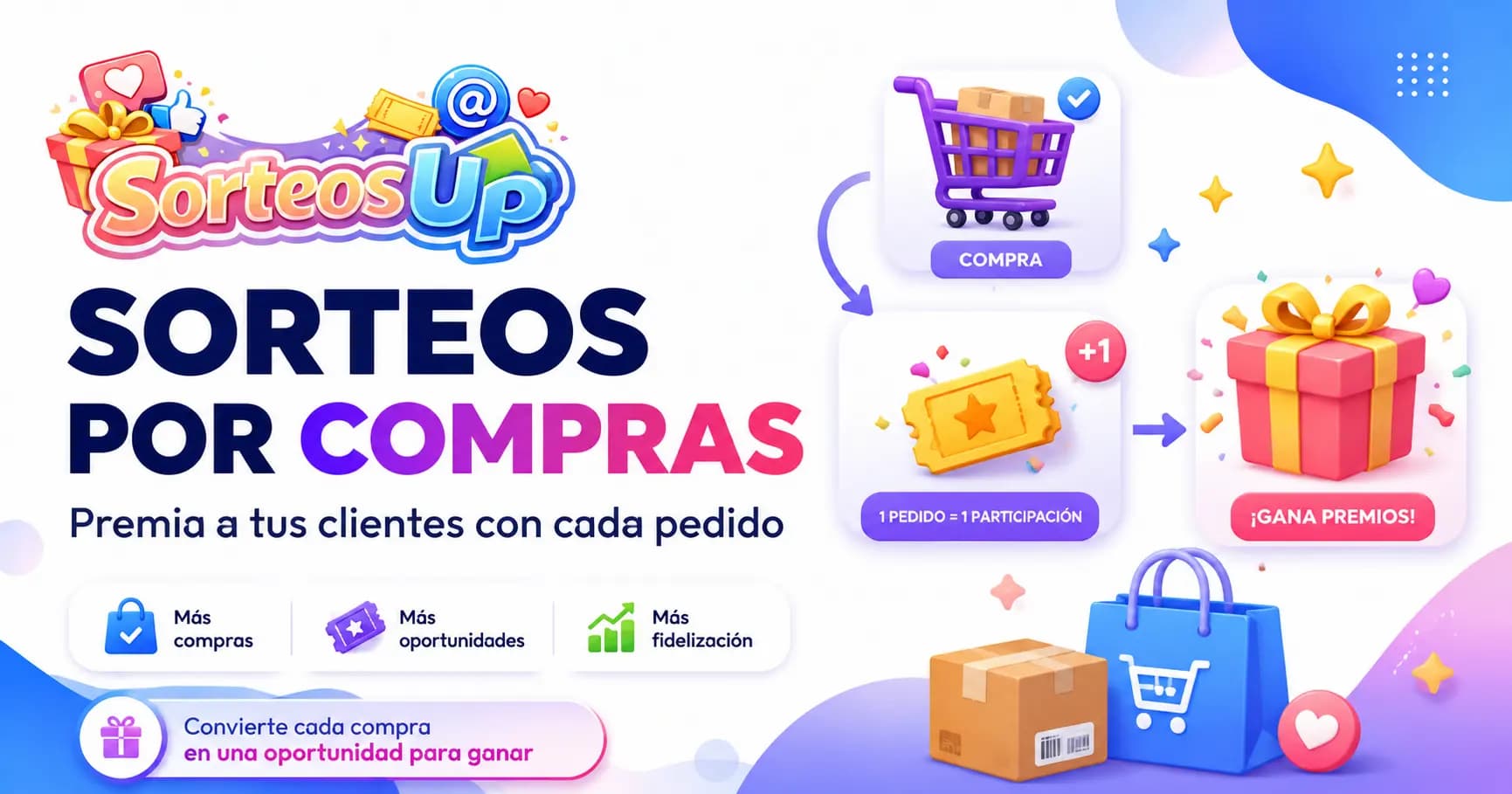 Sorteos por compras: cómo premiar a tus clientes con cada pedido